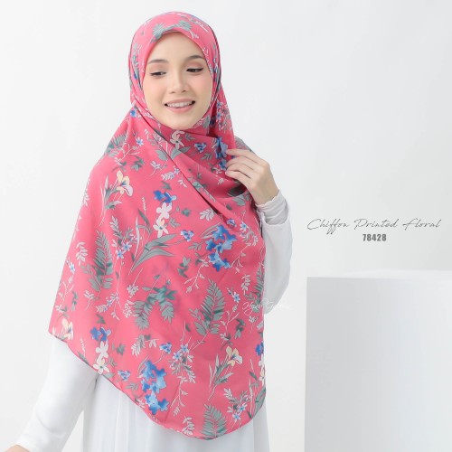 CHIFFON PRINTED FLORAL 78428