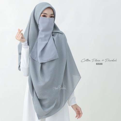 COTTON PLAIN + PURDAH HALF 83508