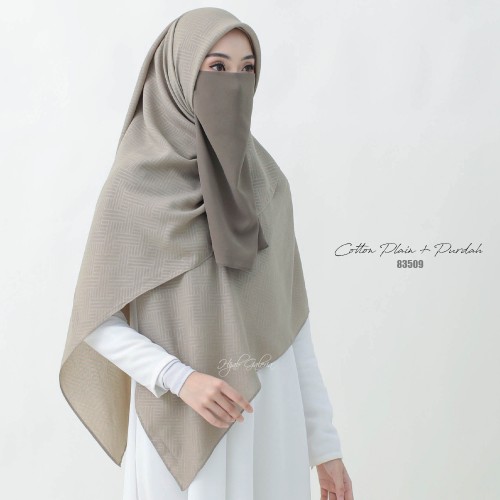 COTTON PLAIN + PURDAH HALF 83509