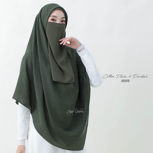 COTTON PLAIN + PURDAH HALF 83520