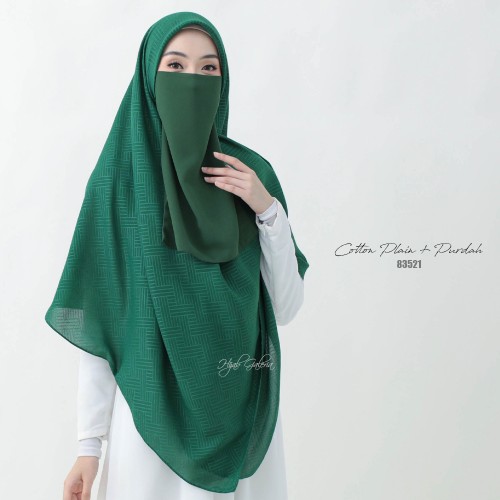 COTTON PLAIN + PURDAH HALF 83521