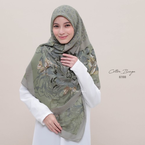 CHIFFON VOILE BUNGA 87108