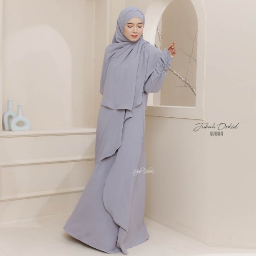 JUBAH ORKID 87804 (FREE TUDUNG FAST TRAVEL MATCHING)