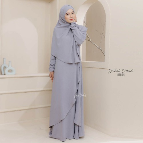 JUBAH ORKID 87804 (FREE TUDUNG FAST TRAVEL MATCHING)