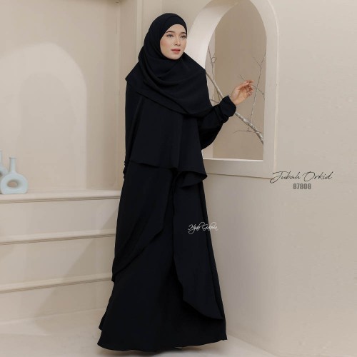 JUBAH ORKID 87808 (FREE TUDUNG FAST TRAVEL MATCHING)