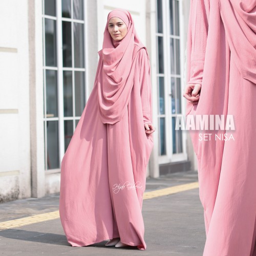 SET NISA (KAFTAN + KHIMAR) AAMINA