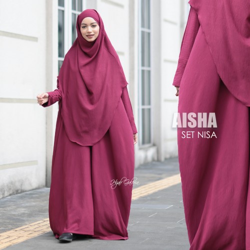 SET NISA (KAFTAN + KHIMAR) AISHA