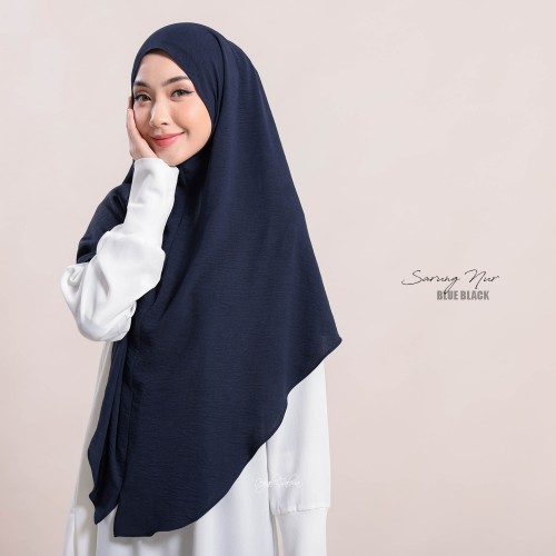 SARUNG NUR BLUE BLACK
