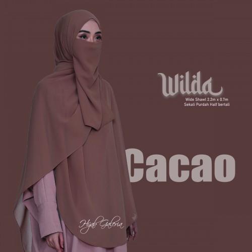 WILDAWIDESHAWL CACAO + Purdah