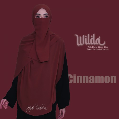 WILDAWIDESHAWL CINNAMON + Purdah