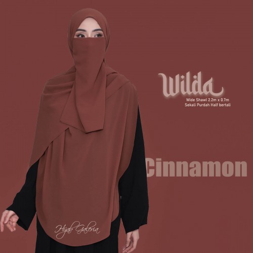 WILDAWIDESHAWL CINNAMON + Purdah
