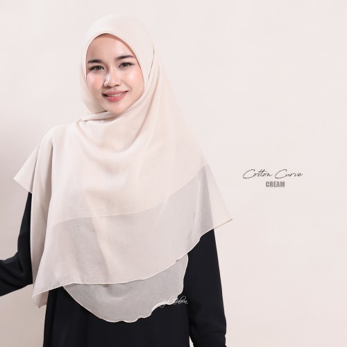 COTTON VOILE BUCU CURVE CREAM