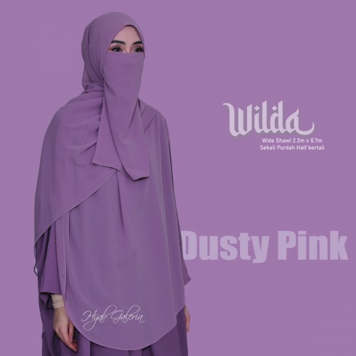 WILDAWIDESHAWL DUSTY PINK + Purdah