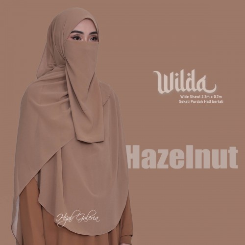 WILDAWIDESHAWL HAZELNUT + Purdah