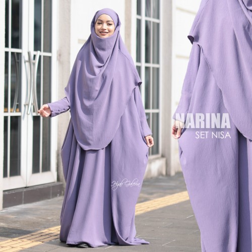 SET NISA (KAFTAN + KHIMAR) NARINA