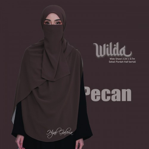 WILDAWIDESHAWL PECAN + Purdah