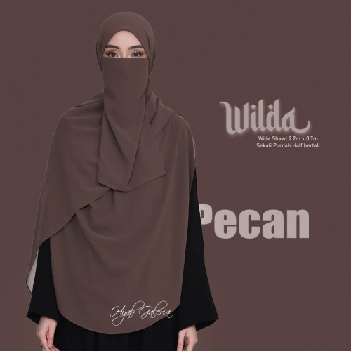 WILDAWIDESHAWL PECAN + Purdah