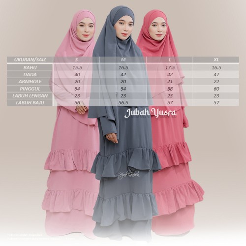 JUBAH YUSRA 87002 (JUBAH SHJ)