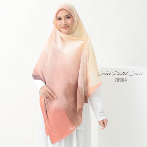 Ombre Pleated Shawl 78904