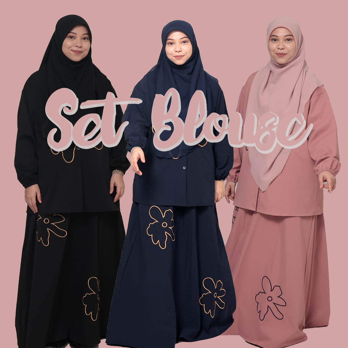 SET BLOUSE [ BLOUSE + SKIRT KEMBANG ]
