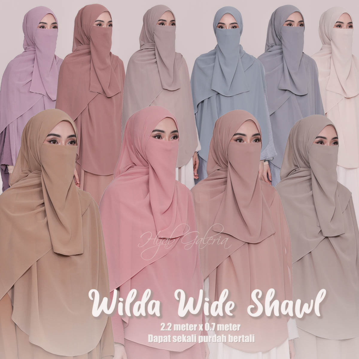WILDA WIDSHAWL + PURDAH